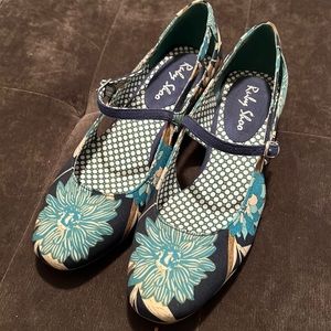 Ruby Shoo patterned low heel